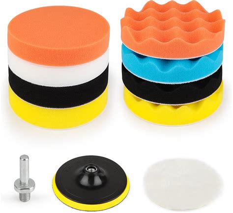 Amazon Benavvy Pcs Drill Polishing Pad Kit In Car Foam