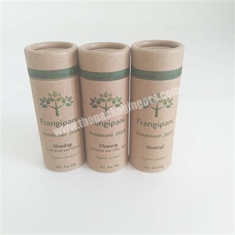 Eco Friendly Kraft Biodegradable Lip Balm Tubes Lipstick Tube