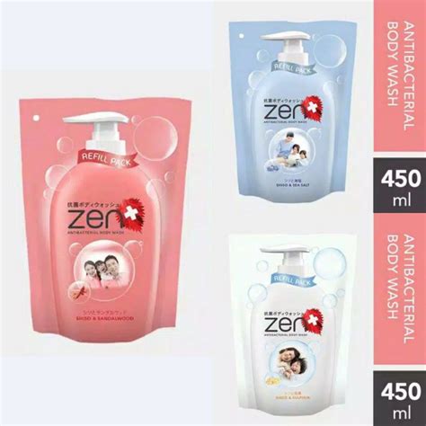 Jual Zen Sabun Cair Anti Bakterial Refill Pouch Ml Shopee Indonesia