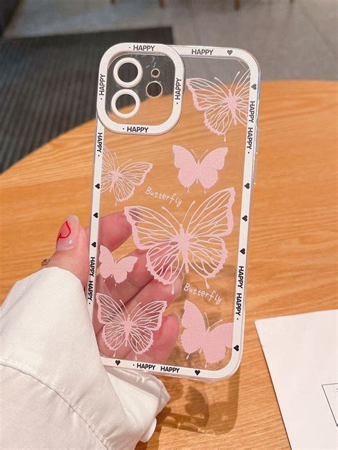 Butterfly Print Clear Phone Case Artofit