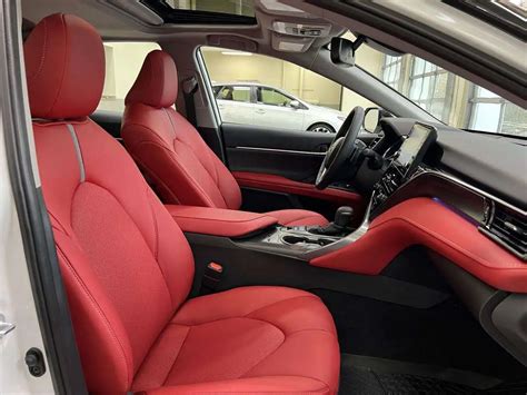 Exploring The 2022 Toyota Camry Xse Red Interior Interior Ideas