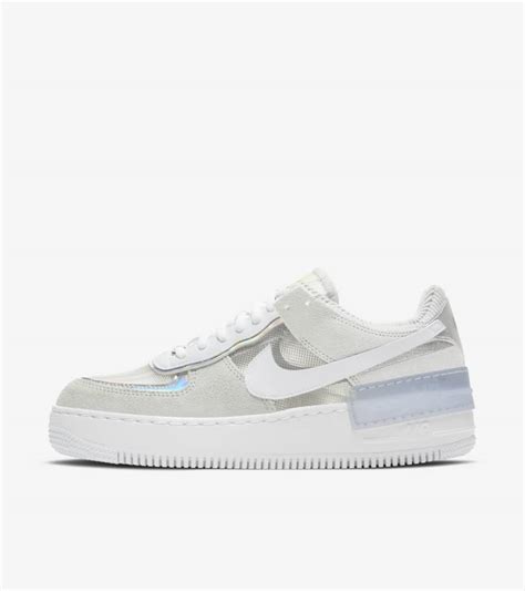 Women's Air Force 1 Shadow 'Pure Platinum' Release Date. Nike SNKRS