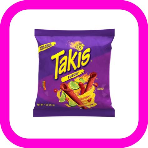 Takis Fuego Extreme Spicy Chips Hot Chili Pepper Lime Tortilla Chips Spicy Snack Food G