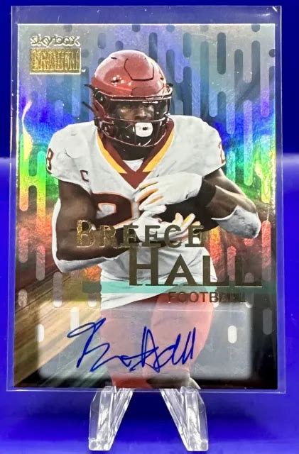 Skybox Metal Universe Champions Breece Hall Premium Auto Rc S