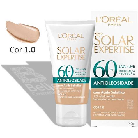 Protetor Facial Solar Expertise Antioleosidade Cor Clara Fps