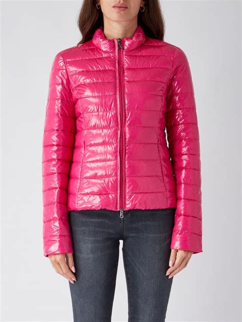 Patrizia Pepe women's jacket in glossy nylon Fuchsia | Caposerio.com
