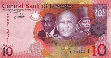 Lesotho Banknote News