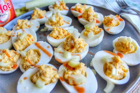 Buffalo Style Deviled Eggs