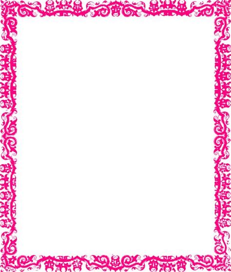 The Best Border Pink Frame Png Tong Kosong