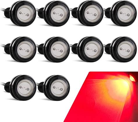 Yifengshun 10Pcs Super Bright 23mm Eagle Eye Light LED Daytime Running