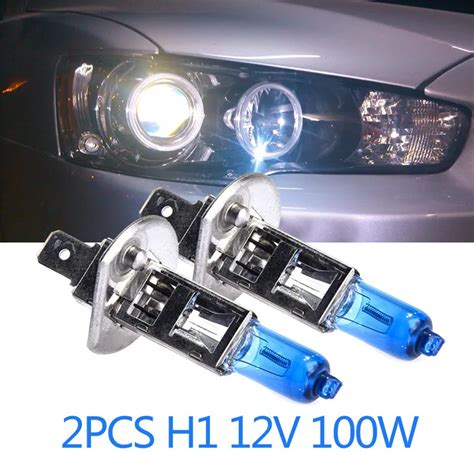 2PCS H1 100W 12V Super Bright White Light Bulbs Auto Car New HOD Fog