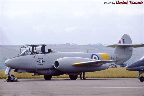 Aerial Visuals Airframe Dossier Gloster Meteor T 7 S N WA669 RAF