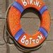 Wood Life Preserver Bikini Bottom Sign Wood Sign Nautical Decor