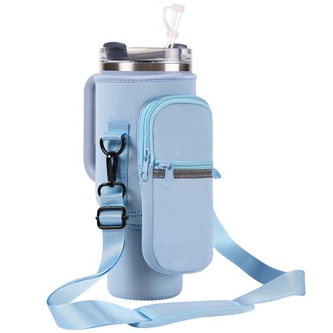 Water Bottle Holder With Strap For Stanley 40oz Tumbler With Handle