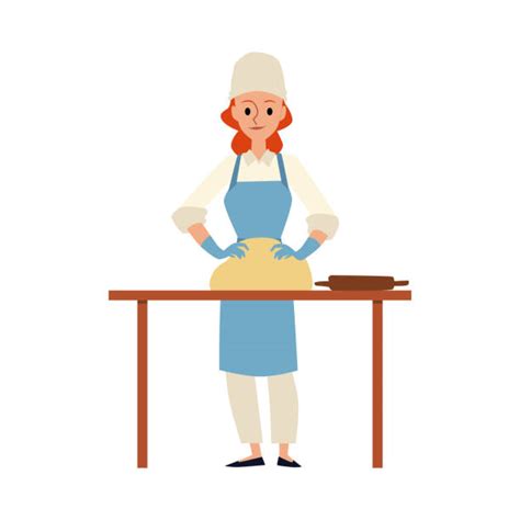 Woman Baker Illustrations Royalty Free Vector Graphics And Clip Art Istock