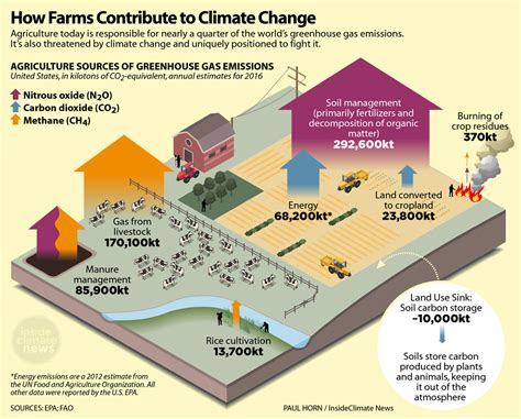 Infographic How Agriculture And Livestock Contribute To Climate Change