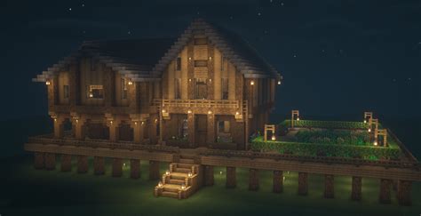 Original oak house design : r/Minecraftbuilds