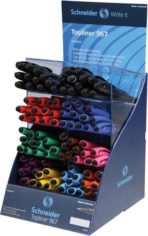 Fineliner Schneider Topliner Sis Display Stuks Bol