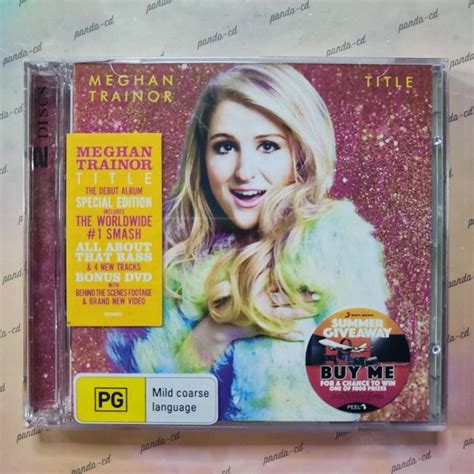 (SEALED) Meghan Trainor - Title - Special Edition CD+DVD / Imported ...