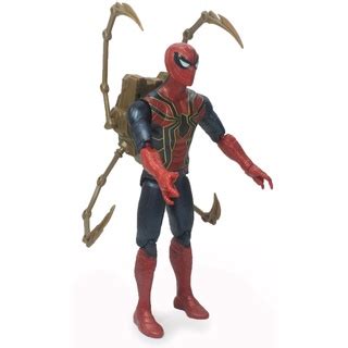 Boneco Homem Aranha Articulado Garras Vingadores Guerra Infinita