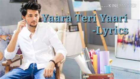 Darsan Ravel Yaara Teri Yaari Full Song With Lyrics Four More Shots