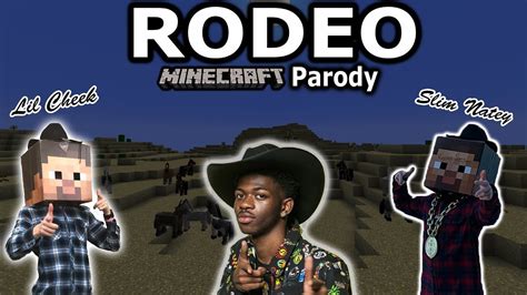 Lil Nas X Rodeo Minecraft Parody Youtube