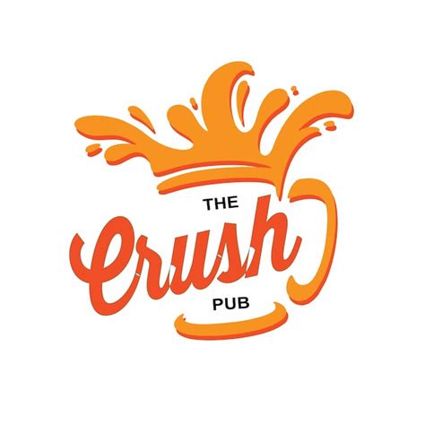 Premium Vector | A logo for the crush pub.