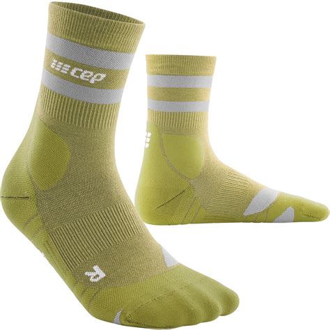 Cep Hiking S Tall Compression Socks Men Olive Grey Bike