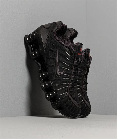 Nike W Shox TL Black Black Mtlc Hematite Max Orange Ceny I Opinie