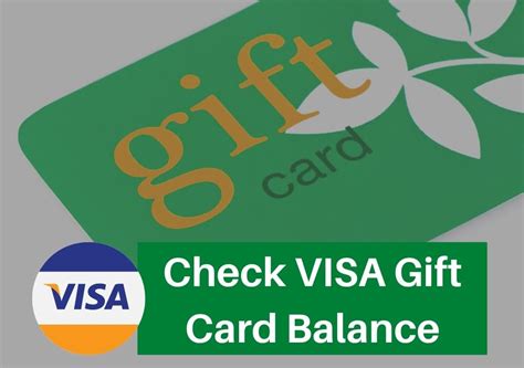 Activate And Check Visa T Card Balance