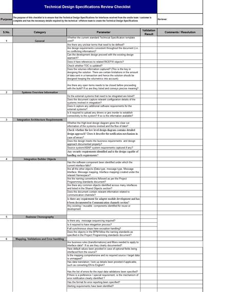 Sap Tips And Tricks Checklist Pi Technical Specification Review