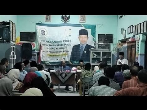 BUCHORI IMRON ANGGOTA DPRD SURABAYA TERIMA USULAN WARGA RW 3 KOMPLEK