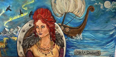 Freya Painting By Nicole Lafountain Fine Art America