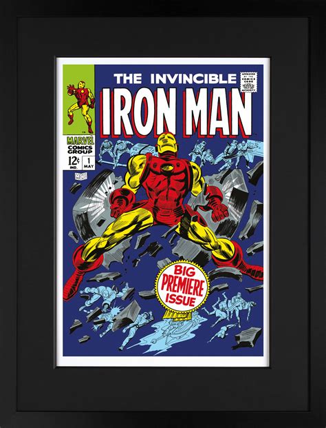 The Invincible Iron Man 1 Big Premiere Issue Marvel Castle Fine Art