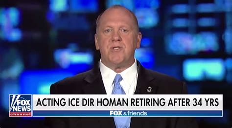 Ice Director Thomas Homan Delivers Message To Congress And Media