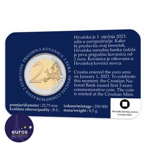 Coincard Euros Comm Morative Croatie Introduction Et Adoption