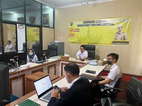 Inspektur Provinsi Lampung Mengikuti Acara Virtual Kpk Ri Launching