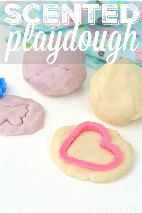 Homemade Scented Playdough With Essential Oils