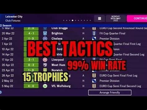 Fm Mobile Best Tactics Final Database Youtube