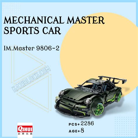 IM.Master™ 9806-2 Mechanical Master Sports Car brick set | KAZI Block