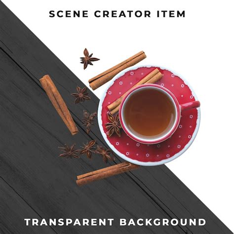 Premium PSD Hot Drink Mug Transparent Psd
