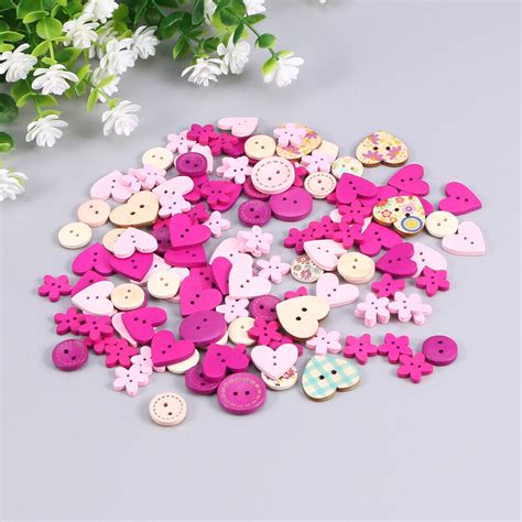 Pcs Bambou Enfant Boutons De Scrapbooking Artisanat R Sine Ebay