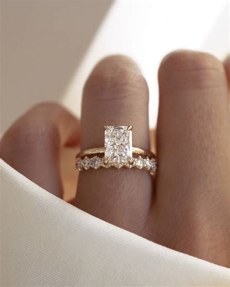 Rectangle Engagement Rings Radiant Engagement Rings Favorite