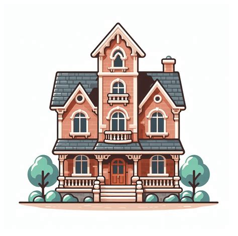 Clipart of Mansion Free - ClipartLib