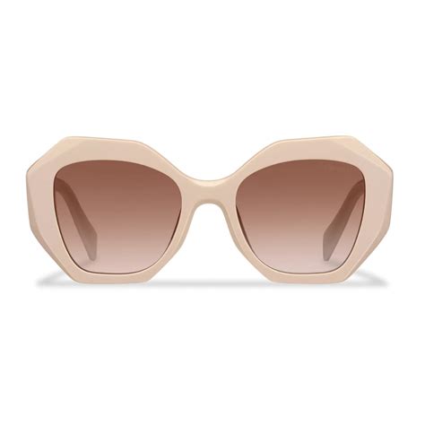 Prada Prada Symbole Oversized Geometric Sunglasses Powder Pink Prada Collection