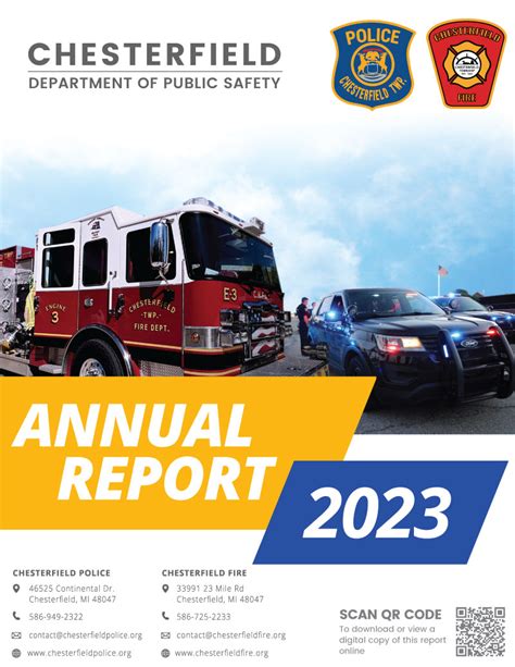 2023 Chesterfield Public Safety Annual Report Chesterfield Fire Department