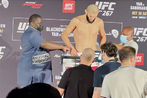 khamzat-chimaev-ufc-267-weigh-ins-second-attempt | MMA Junkie