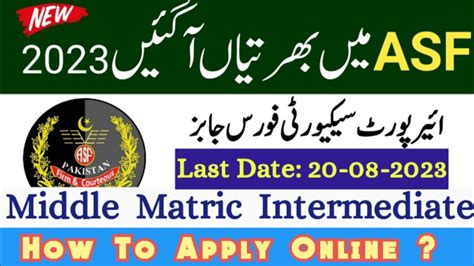 How To Apply For Asf New Jobs Airport Security Force Jobs Online