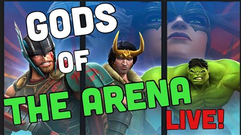 Gods Of The Arena Marvel Contest Of Champions Live Stream Youtube