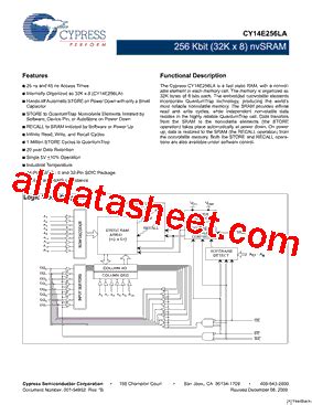 Cy E La Datasheet Pdf Cypress Semiconductor